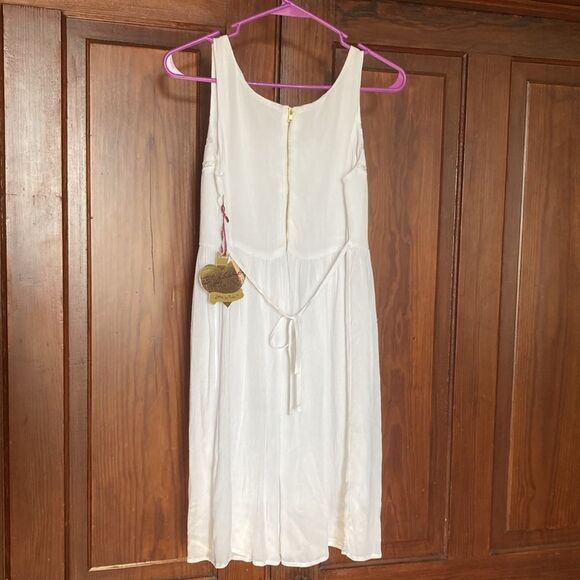 Princess Vera Wang NWT White Embroidered Sleeveless Mini Dress Sz 3 (Juniors) - Picture 4 of 9